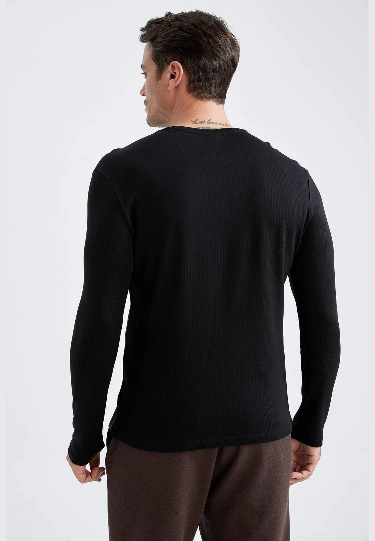 DeFacto Man Slim Fit Crew Neck Long Sleeve Underwear Knitted Tops 8 DeFacto Man Slim Fit Crew Neck Long Sleeve Underwear Knitted Tops - Image 6