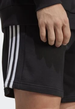 ADIDAS 3 Stripe Essential French Terry Shorts -Sport Apparel Shop 6 zoom desktop 23