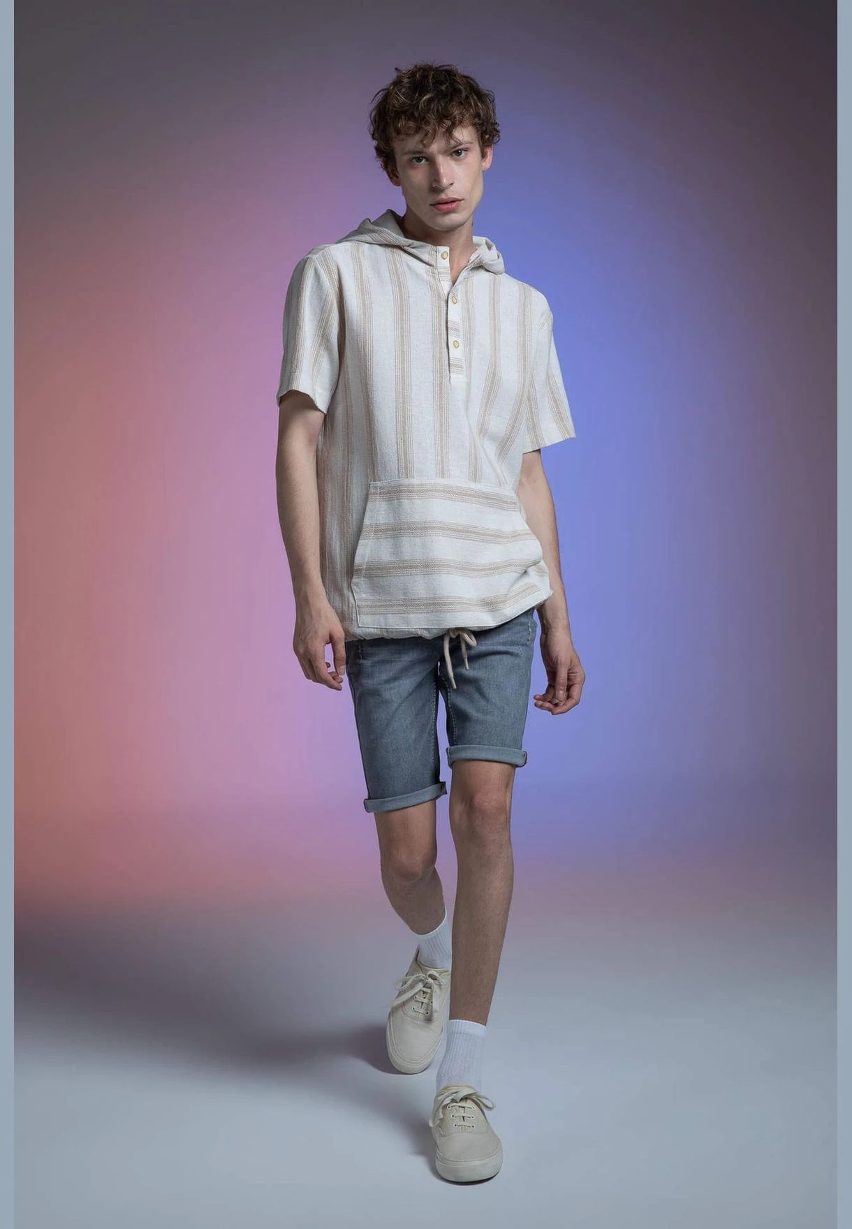 DeFacto Skinny Fit Distressed Jean Short 8 DeFacto Skinny Fit Distressed Jean Short - Image 6