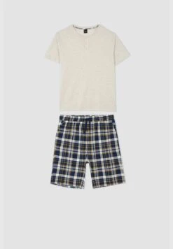 DeFacto 2 Pack Man Regular Fit Crew Neck Short Sleeve Homewear Knitted Sets -Sport Apparel Shop 7 zoom desktop 145