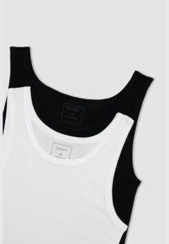 DeFacto 2 Pack Slim Fit Sleeveless Vest -Sport Apparel Shop 9 zoom desktop 80